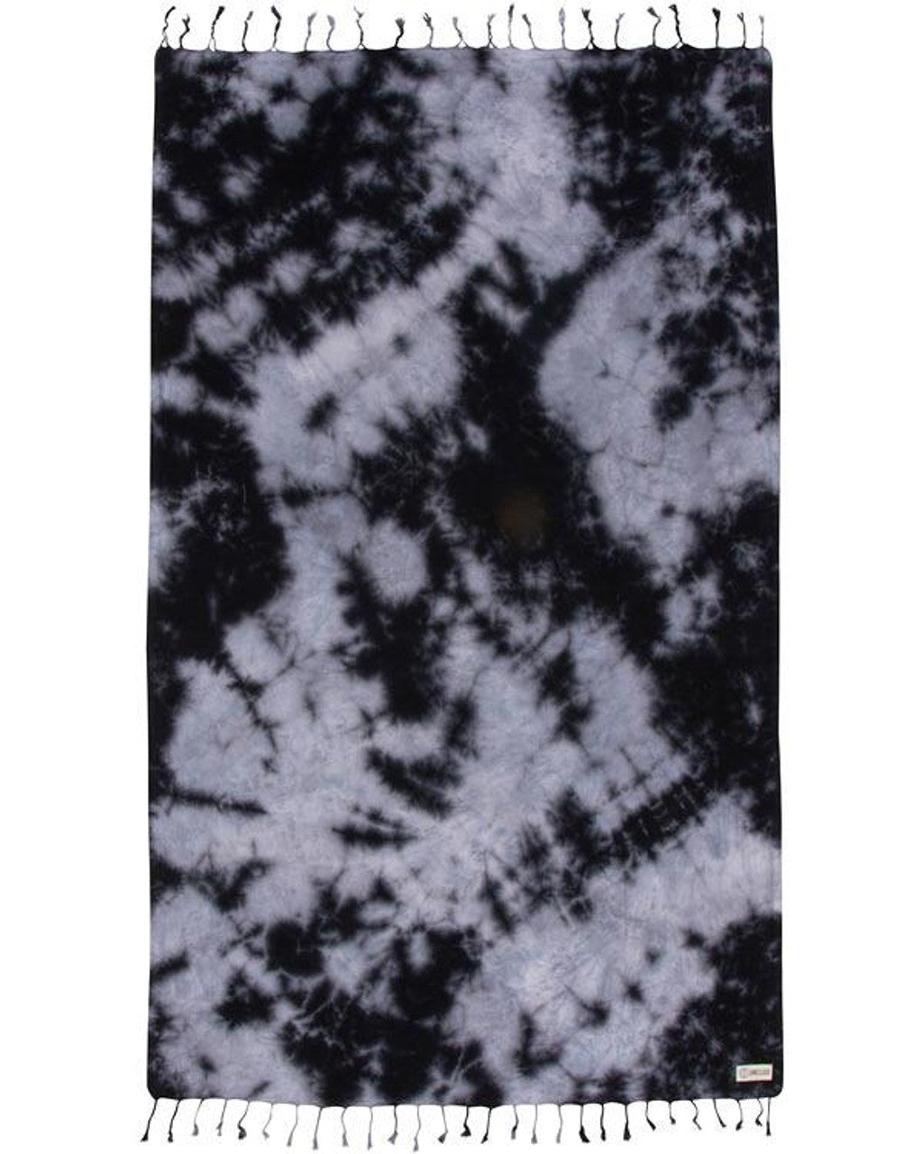 BEACH TOWEL SAND CLOUD Black Acid Wash
