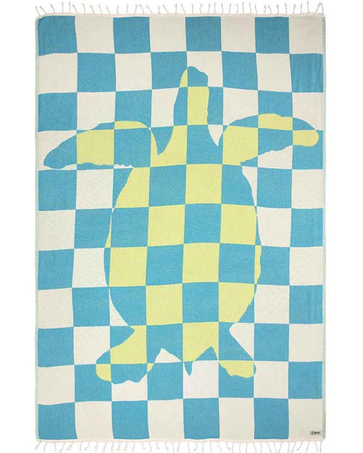BEACH TOWEL SAND CLOUD Turtle Checkmate Blanket