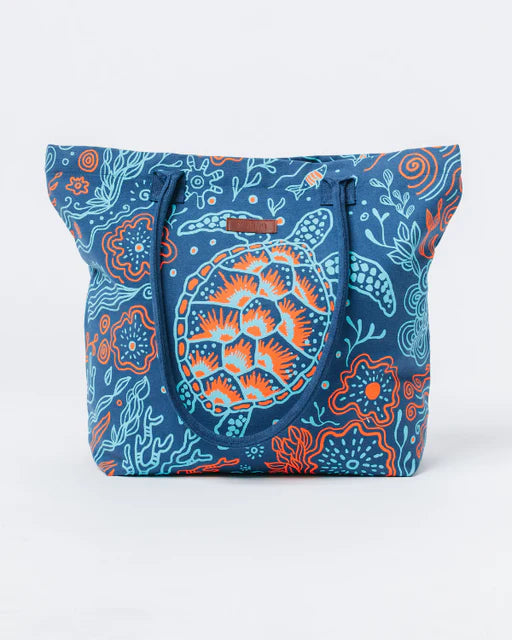 SAND CLOUD Reef Turtles Beach Tote