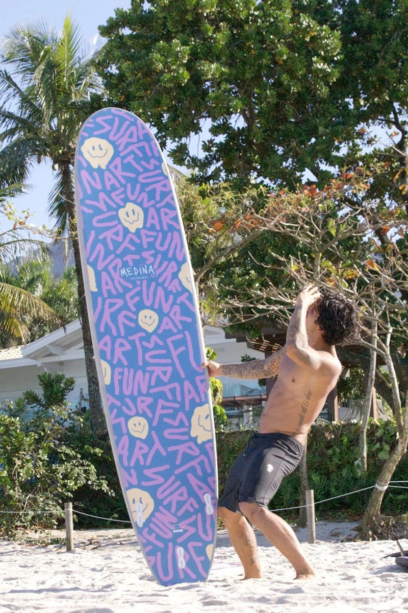 Planche de surf en mousse Medina Softboards Smile 8'0