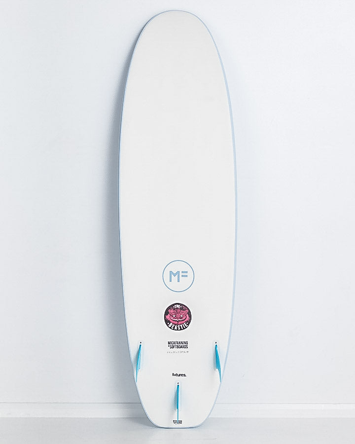 Planche De Surf En Mousse MF Beastie Sky Blue Futures 7'0 50,05L