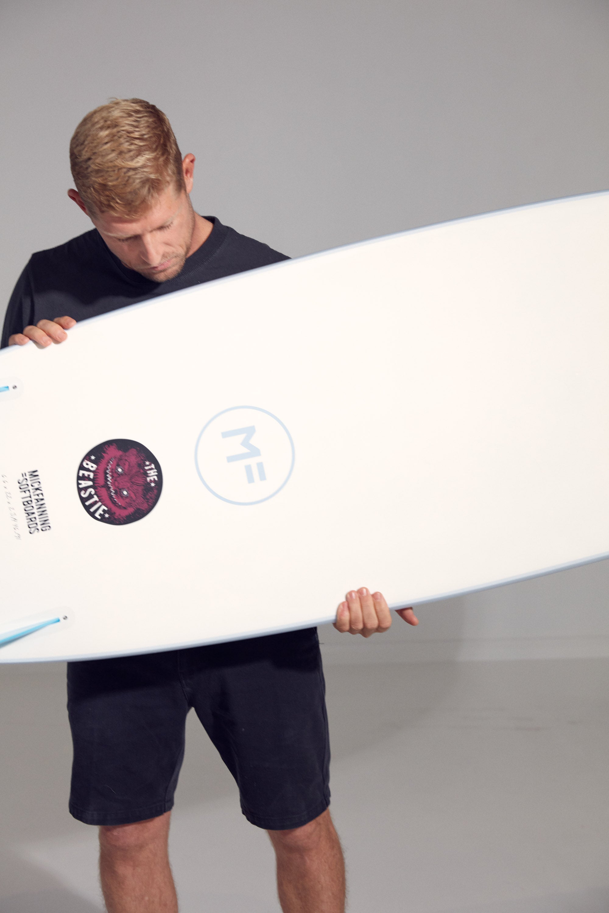 Planche De Surf En Mousse MF Beastie Sky Blue Futures 7'0 50,05L