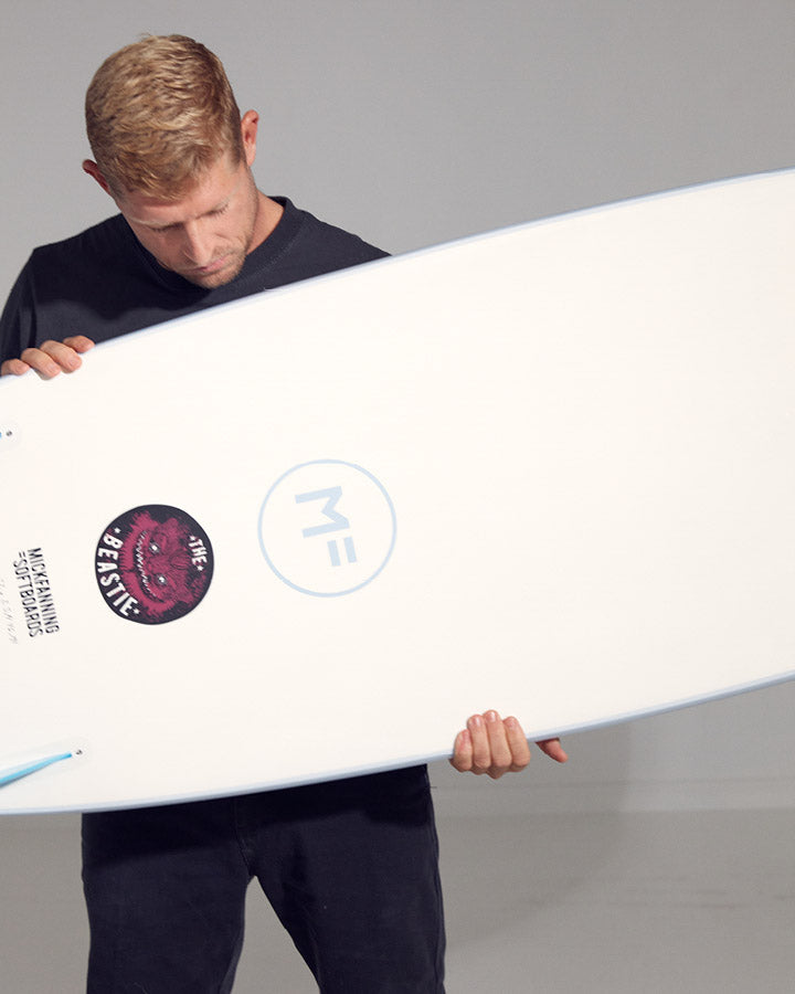Planche De Surf En Mousse MF Beastie Sky Blue Futures 7'6 57,51L