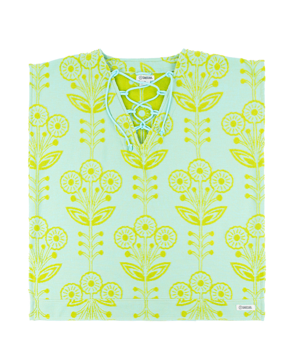 poncho SAND CLOUD Floral Bunch