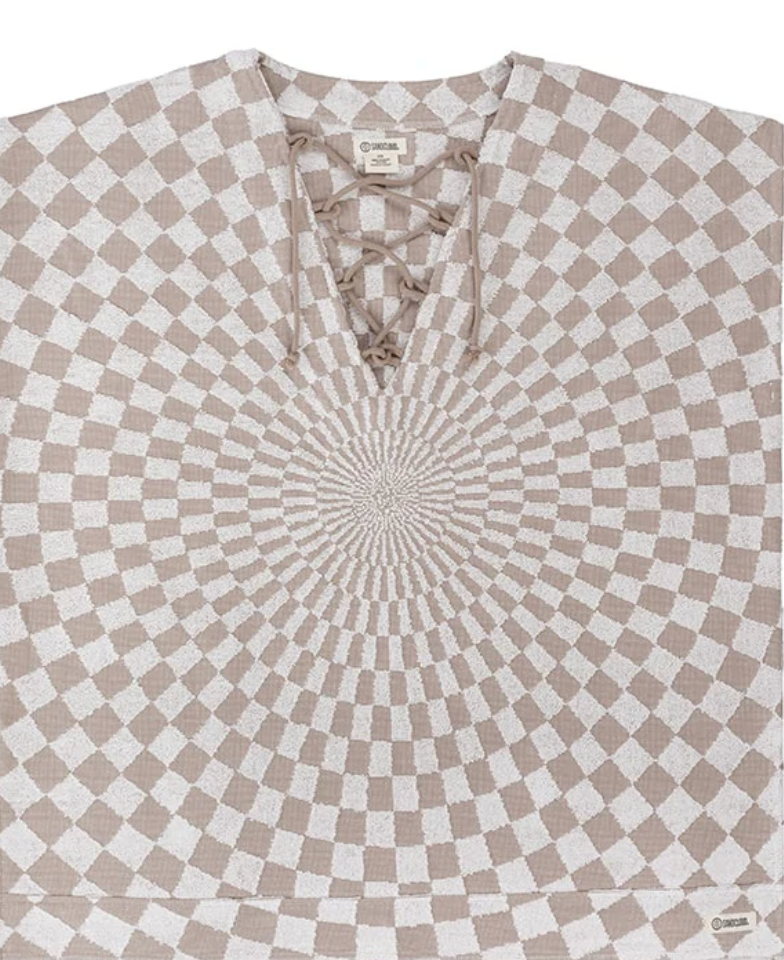 poncho SAND CLOUD Checkster Cover Up