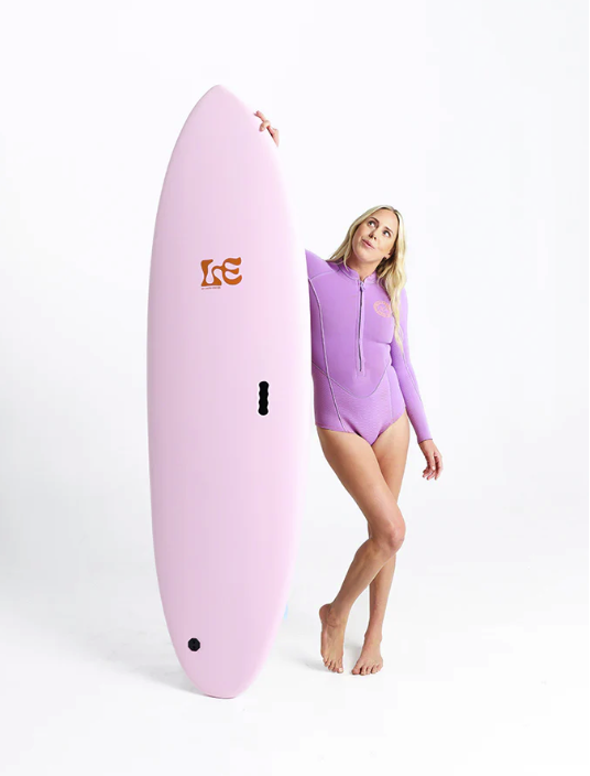 Planche de surf en mousse MF x Laura Sugar Glider Super Soft 7'6