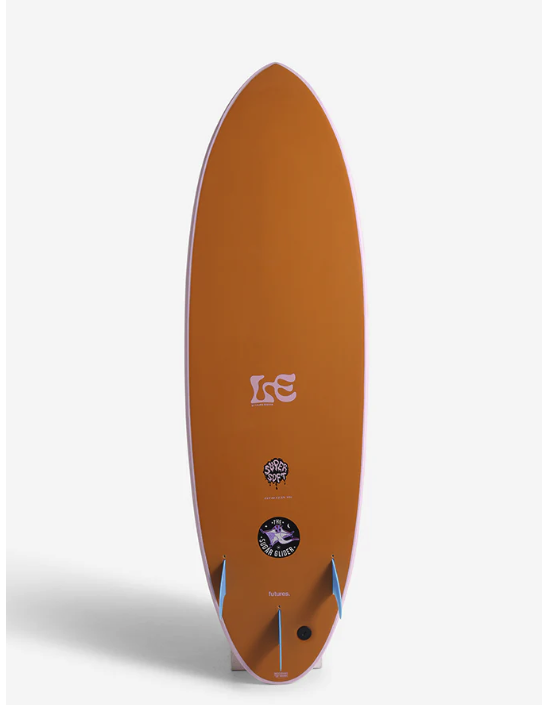 Planche de surf en mousse MF x Laura Sugar Glider Super Soft 7'6