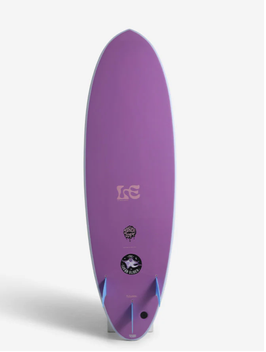 Planche de surf en mousse MF x Laura Sugar Glider Super Soft 7'6