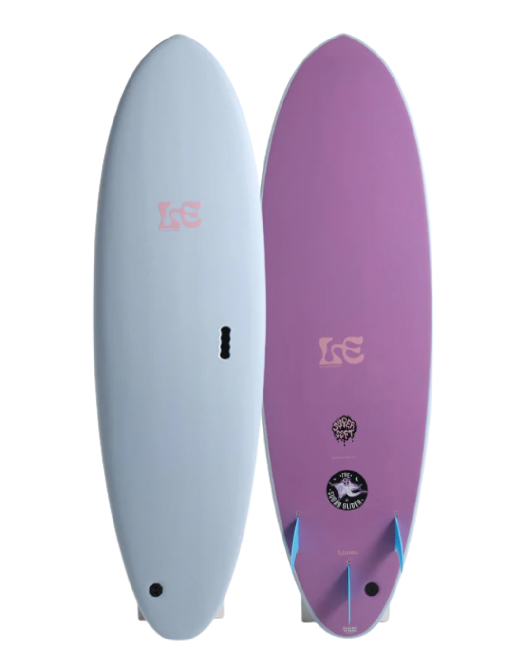 Planche de surf en mousse MF x Laura Sugar Glider Super Soft 7'6