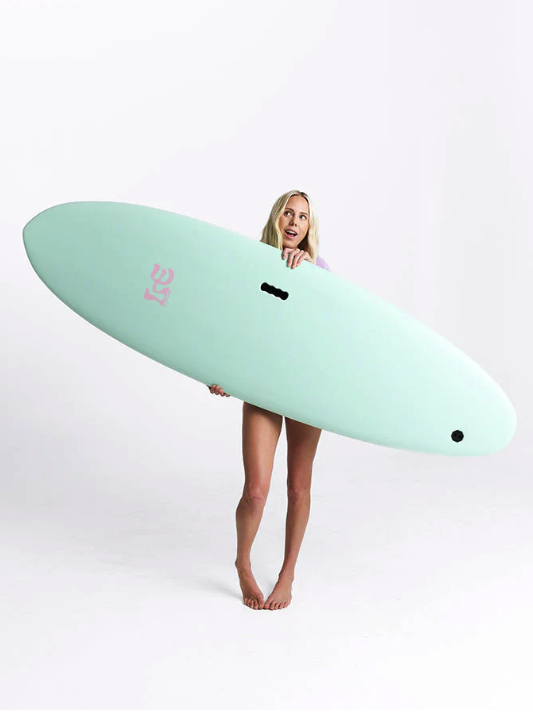 Planche de surf en mousse MF x Laura Sugar Glider Super Soft 7'6