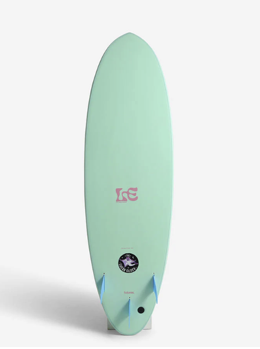 Planche de surf en mousse MF x Laura Sugar Glider Super Soft 7'6