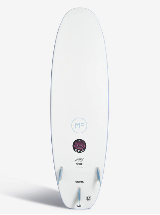 Planche De Surf En Mousse MF Beastie Epoxy Lam Sky Blue 7'0