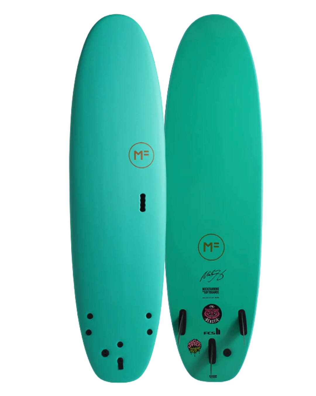 Planche De Surf En Mousse MF Beastie Sky Blue 7'6 57,51L