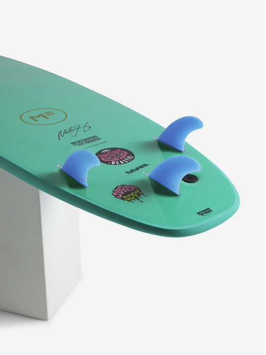 Planche De Surf En Mousse MF Beastie Sky Blue 7'6 57,51L