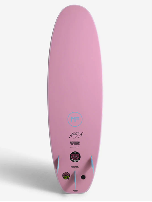 Planche De Surf En Mousse MF Beastie Sky Blue 7'6 57,51L