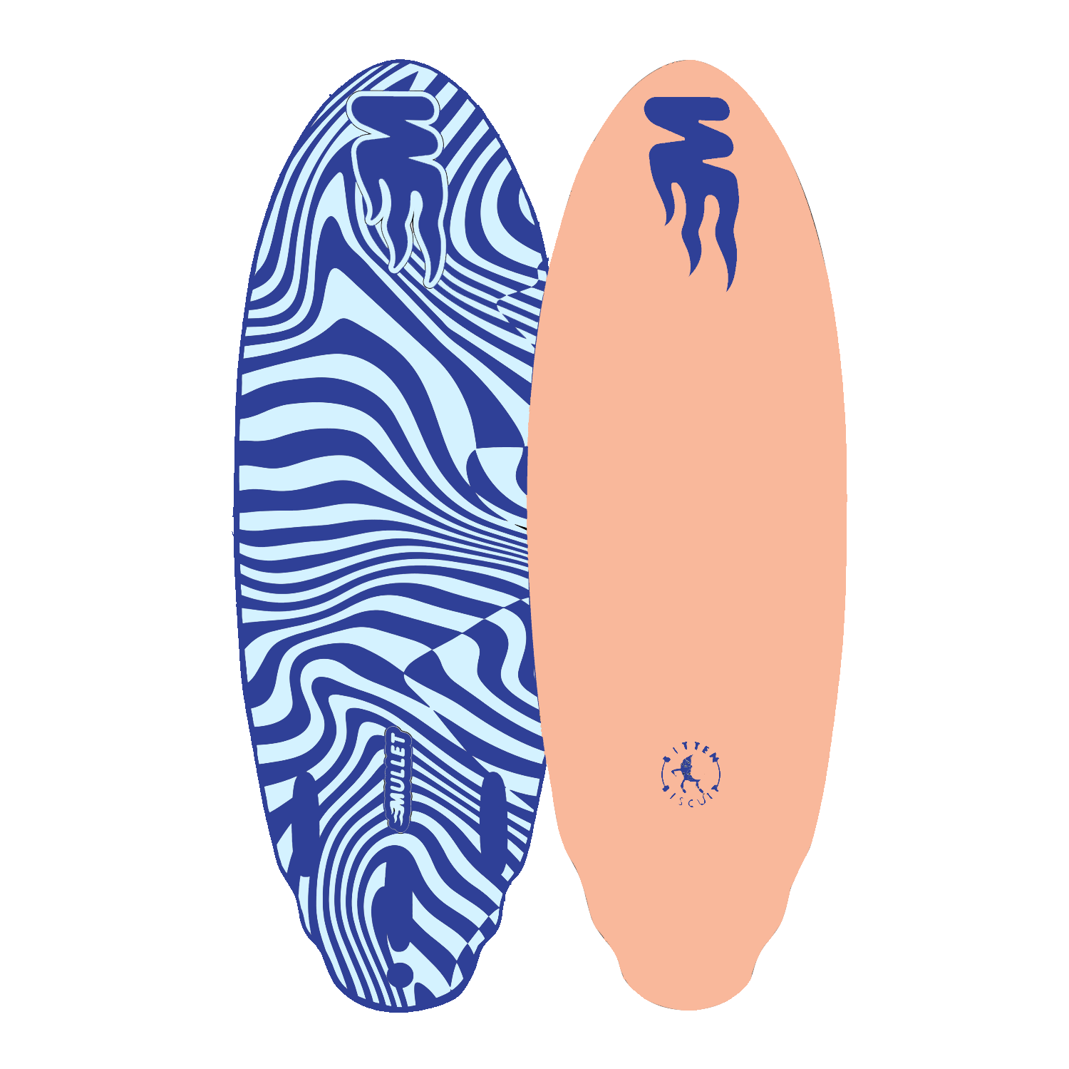 Planche de surf en mousse Mullet Bitten Biscuit 5'4