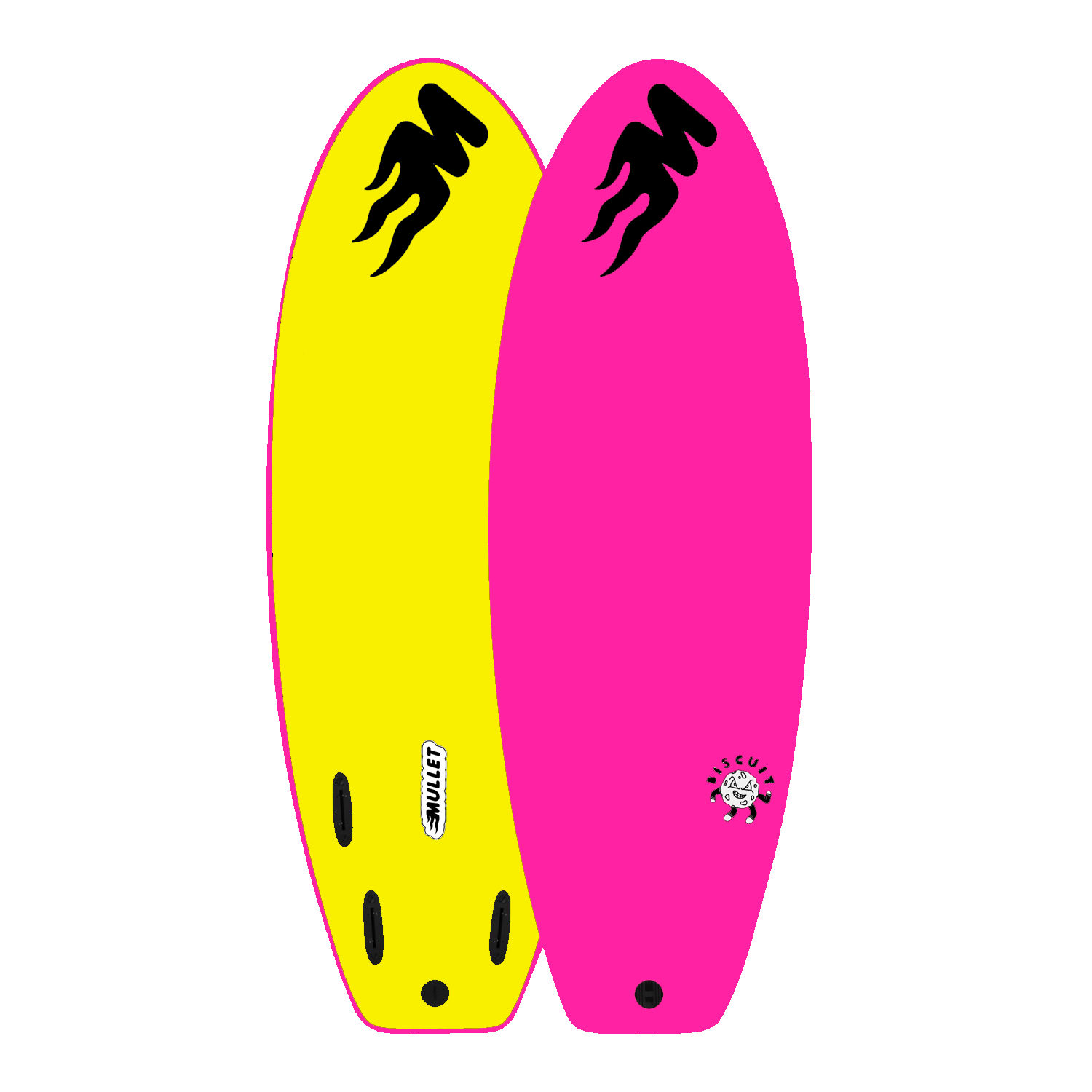 Planche de surf en mousse Mullet Biscuit 5'4
