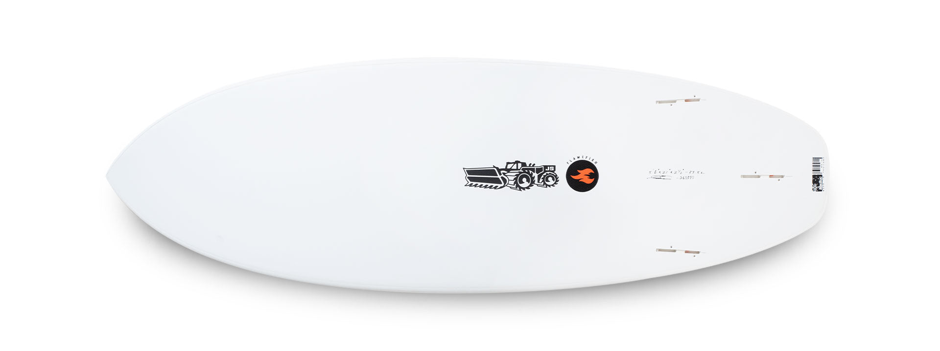 Planche De Surf En Mousse JS Industries - Flame Fish - WHITE 5'6