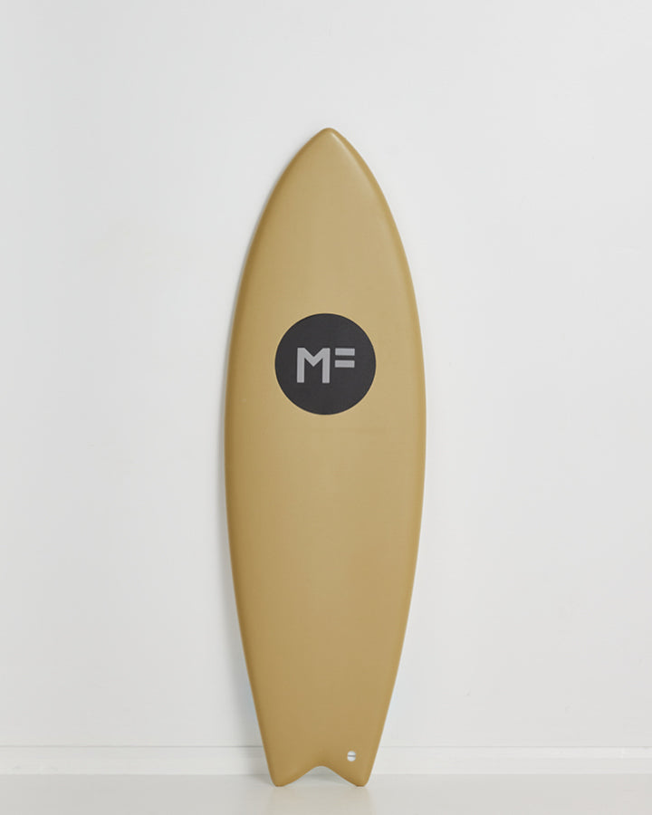 Planche De Surf En Mousse MF Softboards Kuma Fish Soy Brown 5'10 FCS II