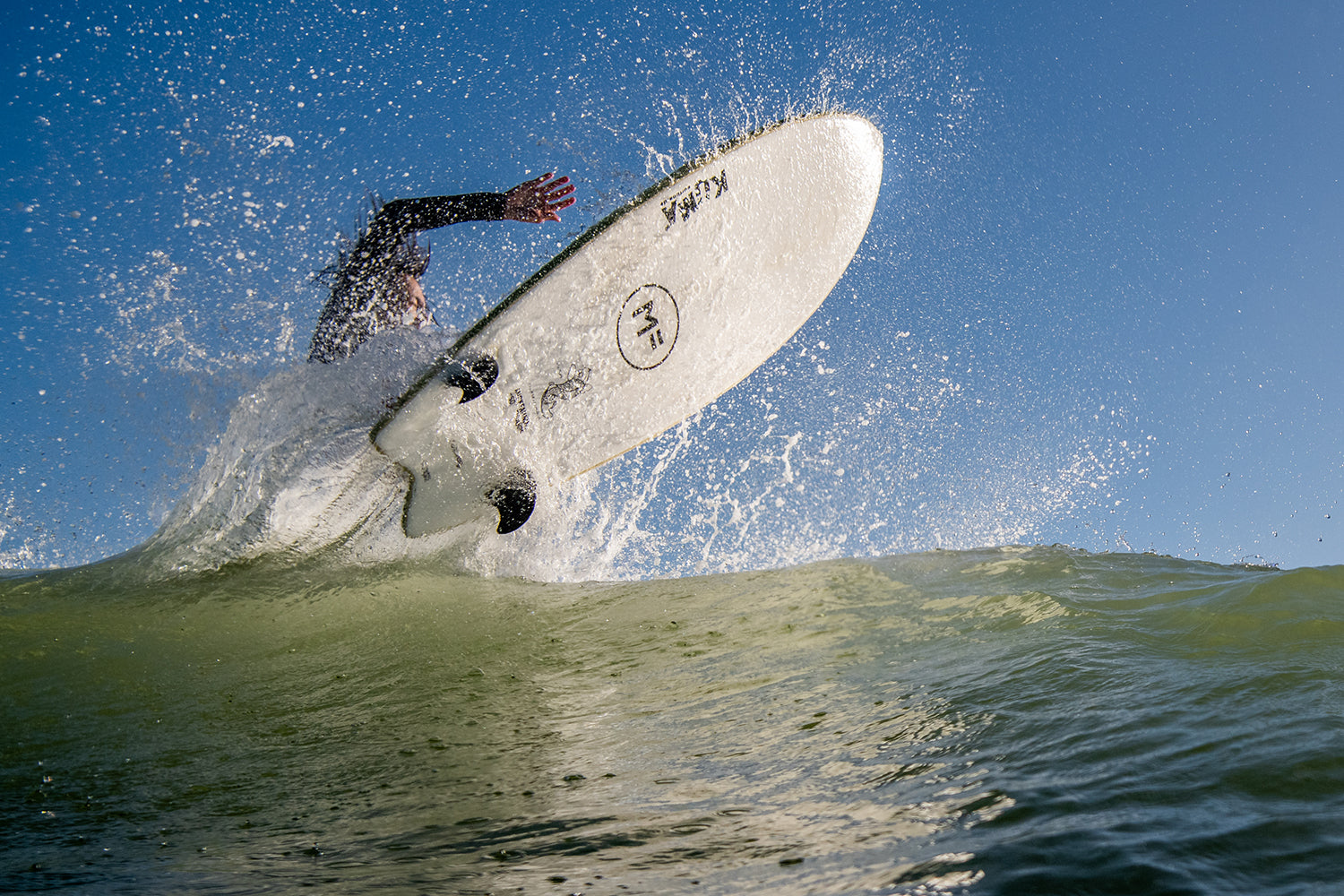 Planche De Surf En Mousse MF Softboards Kuma Fish Soy Brown 5'10 FCS II