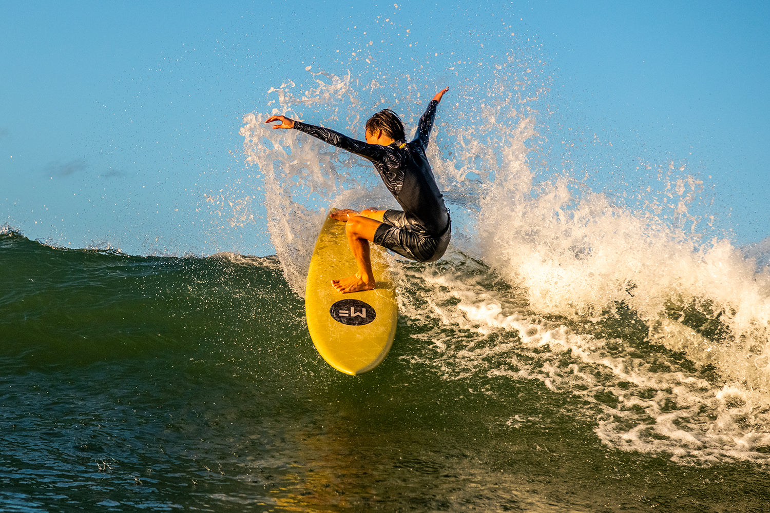 Planche De Surf En Mousse MF Softboards Kuma Fish Soy Brown 5'10 FCS II