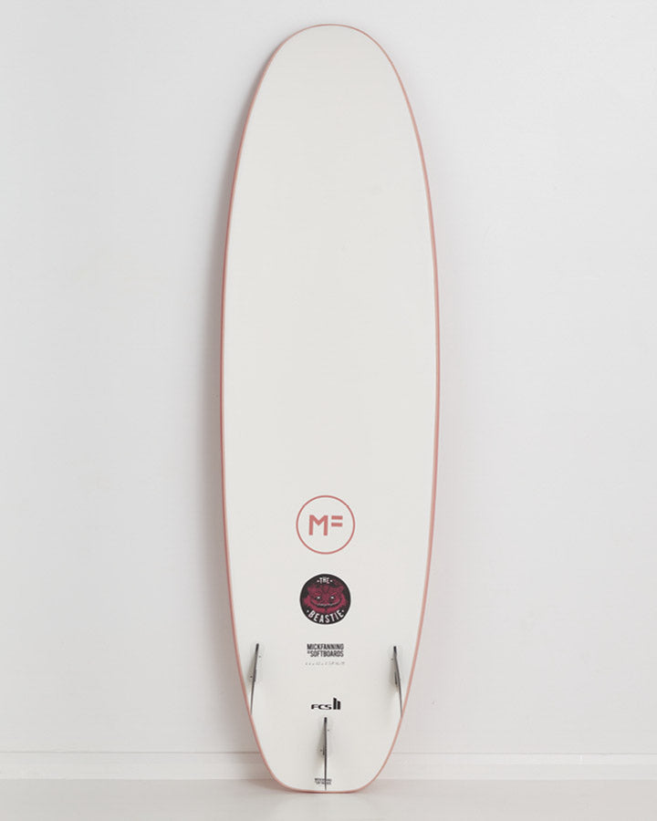 Planche De Surf En Mousse MF Beastie Coral FCS 6'6