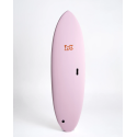 Planche de surf en mousse MF x Laura Sugar Glider Super Soft 6'6 - Pink/Clay