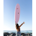 Planche de surf en mousse MF x Laura Sugar Glider Super Soft 6'6 - Pink/Clay