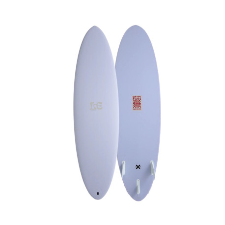MF x Laura Sugar Glider super soft softboard 6'6 - Pink/Clay