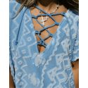 poncho SAND CLOUD Swimming Turtles Cover Up
