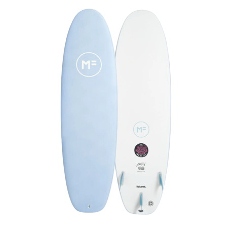 MF Beastie Softboard Epoxy Lam Sky Blue 7'0