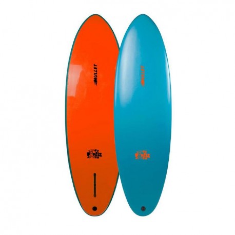 Planche de surf en mousse Mullet Single Fin 6'0