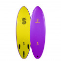 PLANCHE DE SURF EN MOUSSE SOFTLITE POP STICK PURPLE 6'0