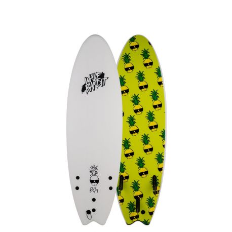 Planche De Surf en Mousse Wave Bandit By Catch Surf Ben Gravy Performer 6.6 TRI White