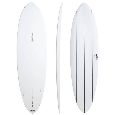 Planche De Surf En Mousse JS Industries Big Baron - WHITE 