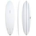 Planche De Surf En Mousse JS Industries Big Baron - WHITE 6'4