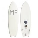 Planche De Surf En Mousse MF Catfish-White 5'10 37L FCS II