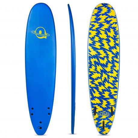 Planche De Surf en Mousse Qraft Log Psy Rock 7'6 Yellow