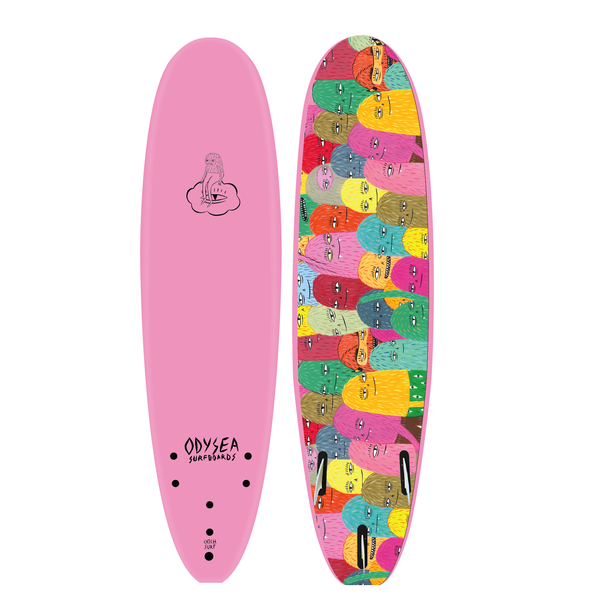 Catchsurf Odysea Log Pro Evan Rossel 7'0 Baby Pink
