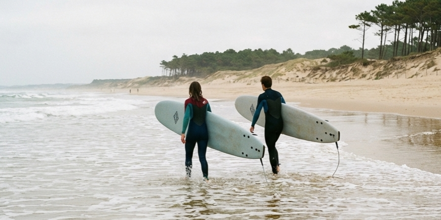 Apprendre le surf en planche en mousse : délais et progression réalistes
