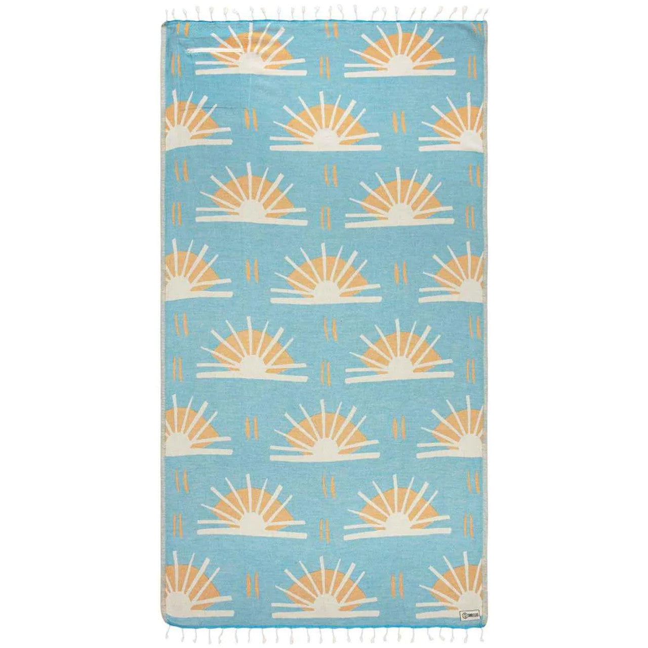 BEACH TOWEL SAND CLOUD TRESTLES - W/ ZIPPER POCKET