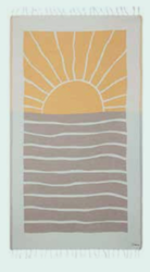 BEACH TOWEL SAND CLOUD Range Stripe - Dobby