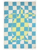 BEACH TOWEL SAND CLOUD Turtle Checkmate Blanket