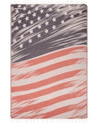 BEACH TOWEL SAND CLOUD Vintage Flag - With Zipper Pocket