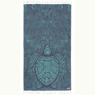 BEACH TOWEL SAND CLOUD Mint Swirl Turtle Towel