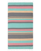 serviette SAND CLOUD Rasta Stripe-Herringbone- With Zipper Pocket