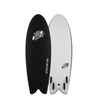 Planche De Surf en Mousse Wave Bandit par Catch Surf Retro Fish 5'8 Quad Black