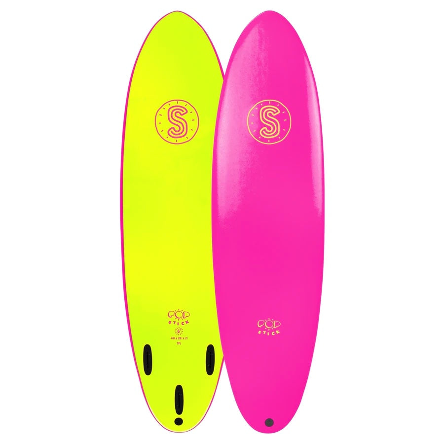 Softlite Pop Stick 7'6 Foam Surfboard - Softboard Center