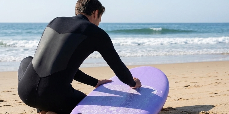 How to Wax a Foam Surfboard